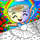 Ballerina Capuchino: Coloring