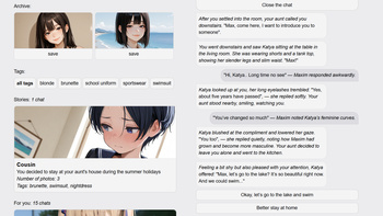 Beautiful anime girls: correspondence