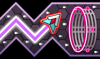 Geometry Dash Hyper Wave: Neon Challenge 3