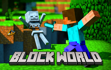 Block Craft World 3D — play online for free on Yandex Games