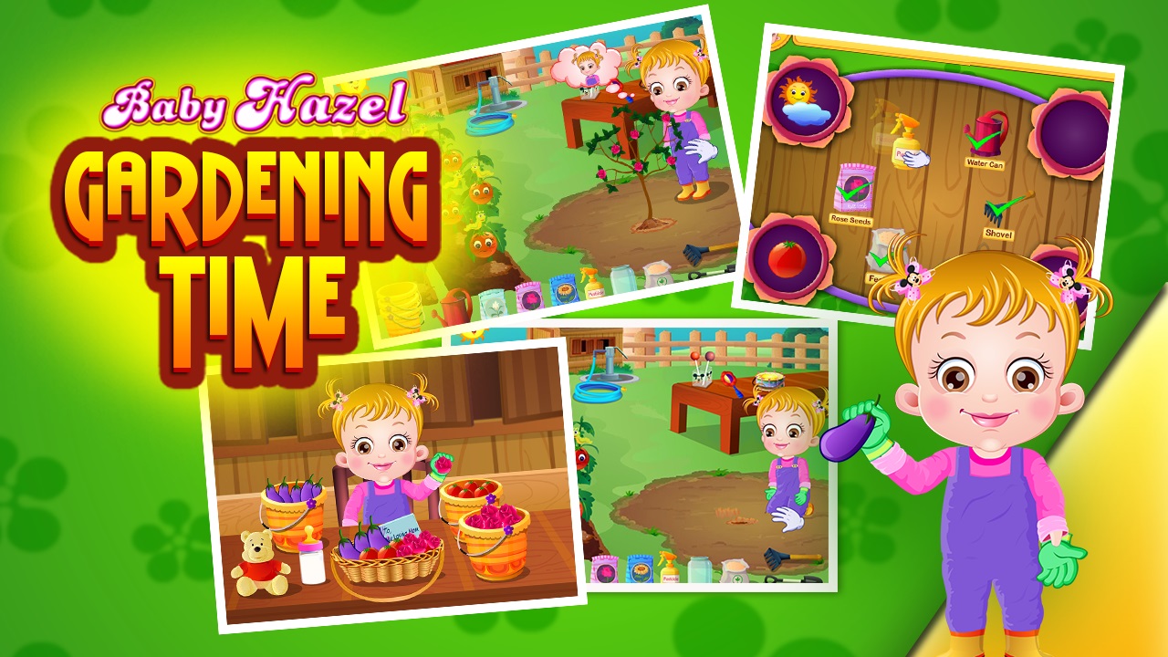 Baby Hazel Gardening Time — играть онлайн бесплатно на сервисе Яндекс Игры