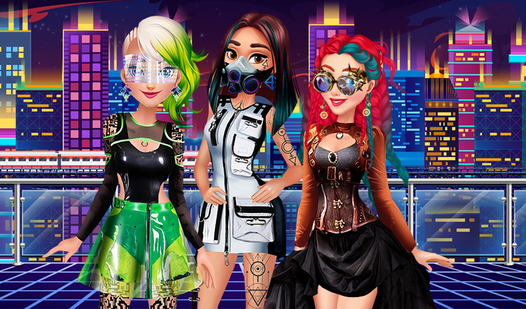 Cyberpunk City Fashion - play online for free on Yandex Games