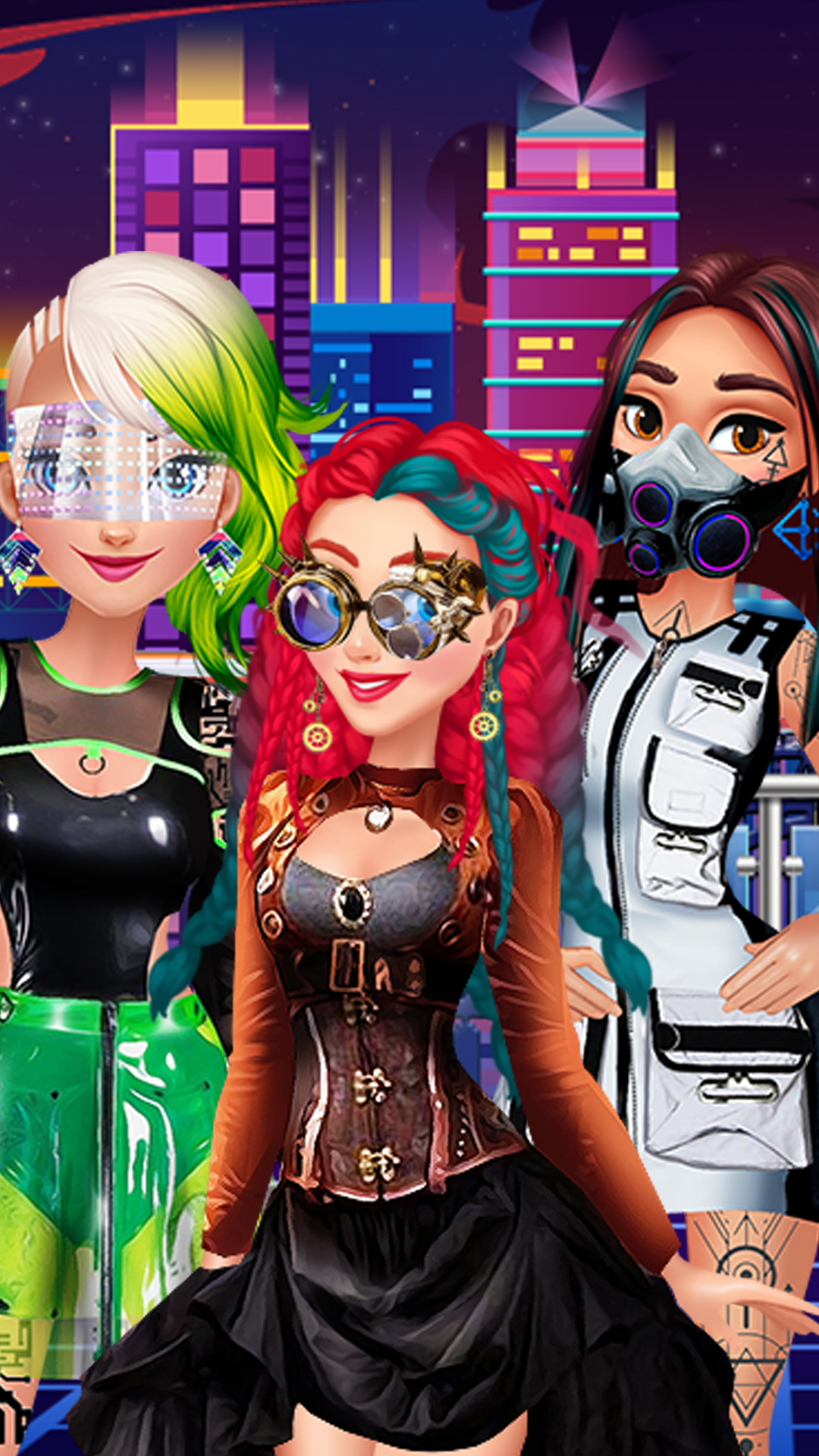 Moda Cidade Cyberpunk 👗 Jogue Grátis Moda Cidade Cyberpunk - Prinxy