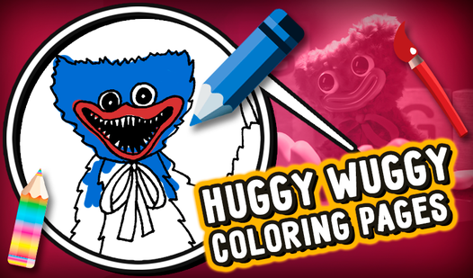 Huggy Wuggy Coloring Pages — play online for free on