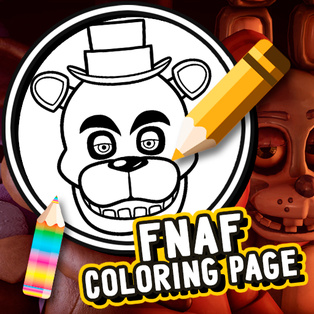 FNAF Coloring Page