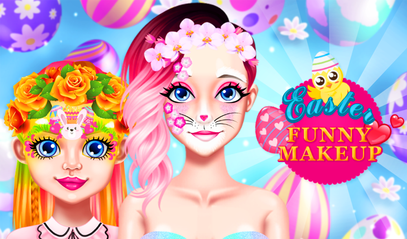 Easter Funny Makeup Play Online For