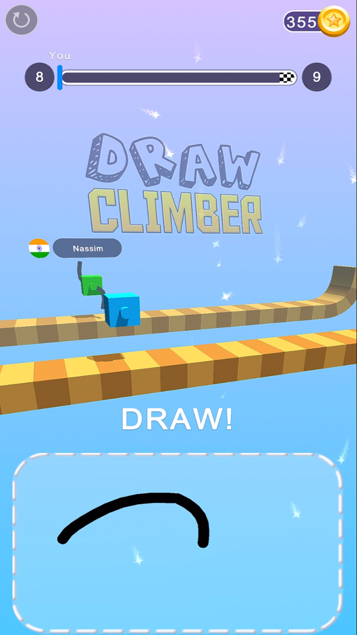 Draw Climber — play online for free on Yandex Games