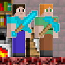 Alex and Steve : Nether