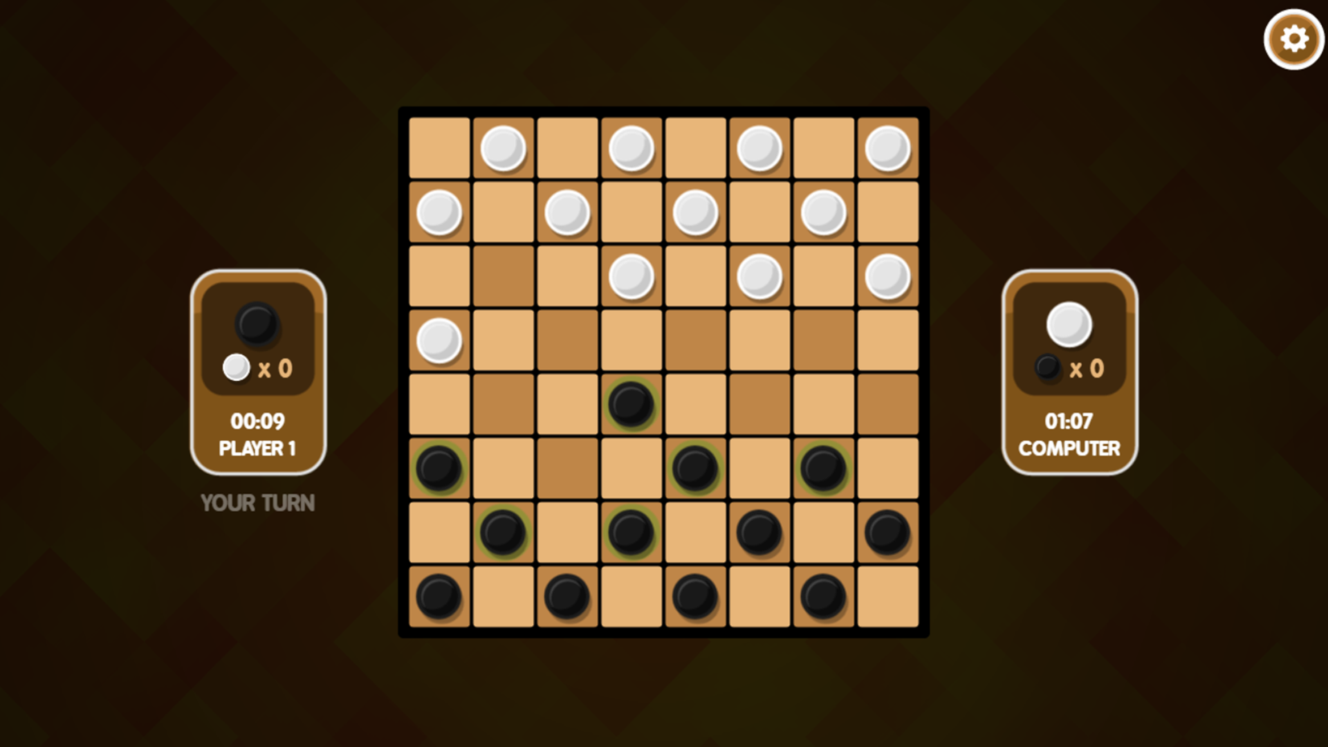 Checkers English — play online for free on Yandex Games