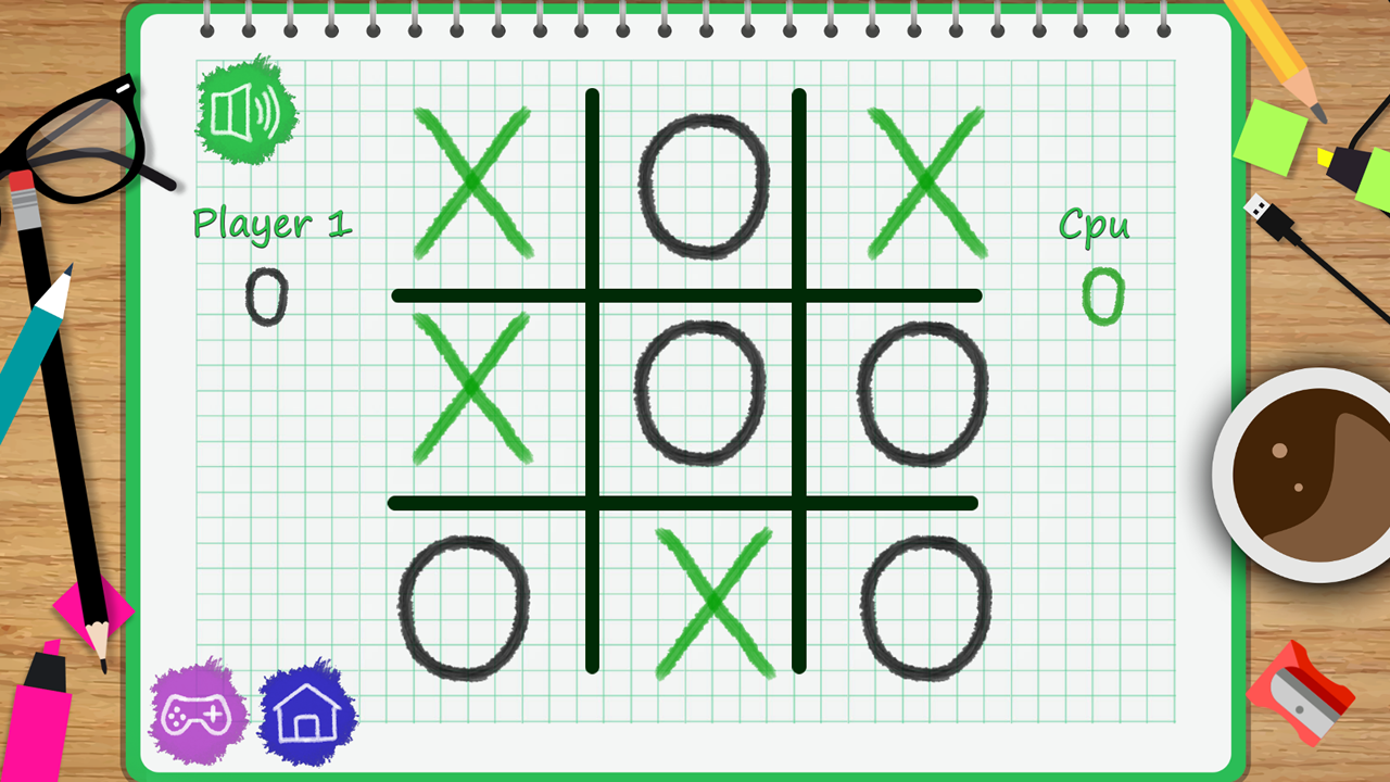 Jogo Tic Tac Toe: Paper Note no Jogos 360