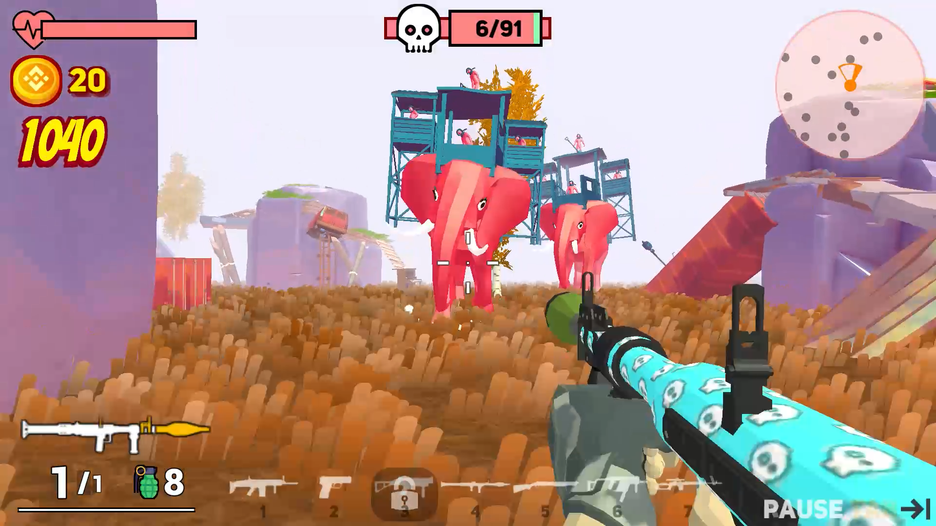 Funny Shooter 2 — play online for free on Yandex Games