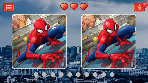 Spider Man: ¡Mira las diferencias! — juega online gratis en Yandex Games