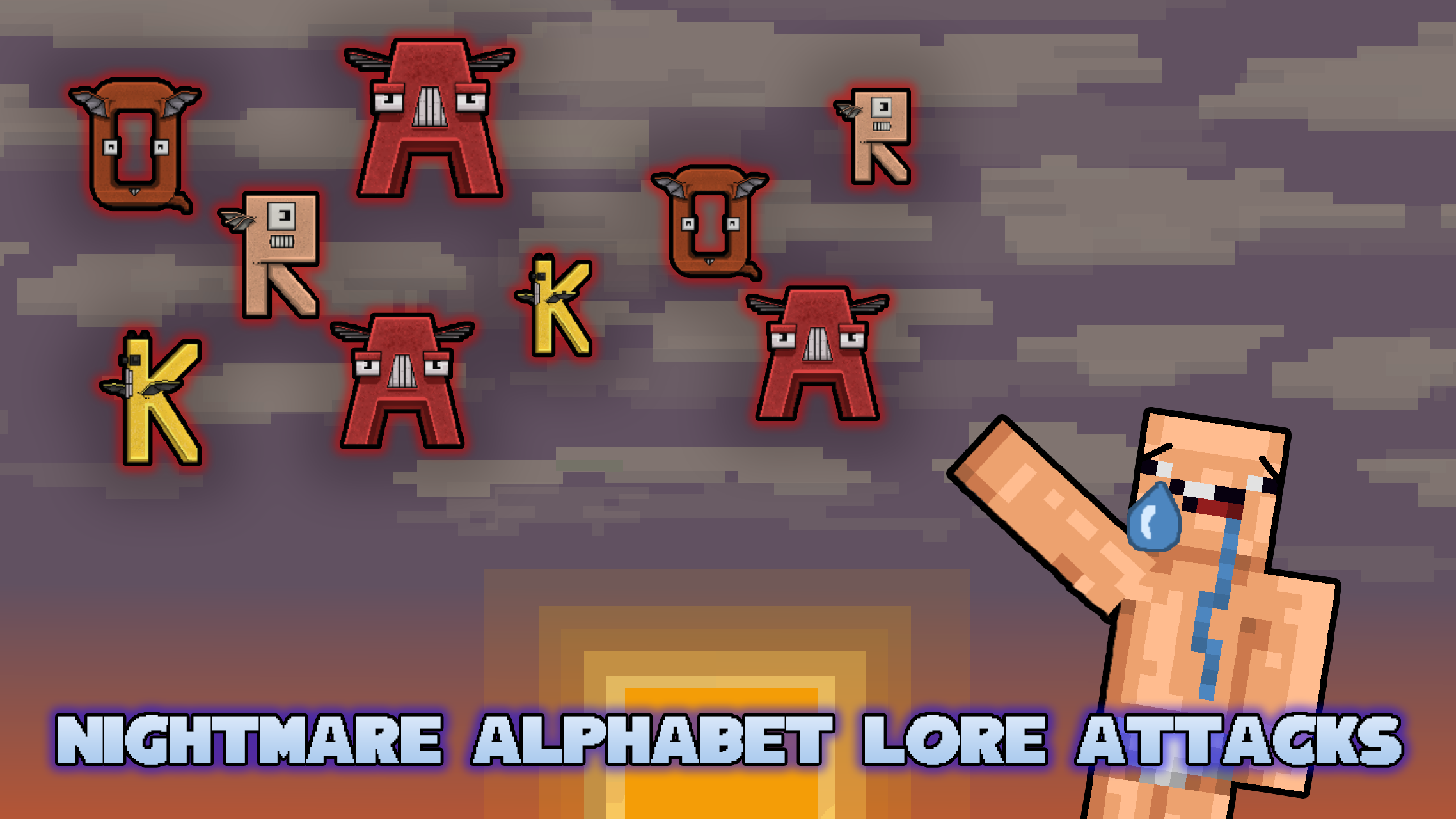 Noobik's towers - Attack Alphabet lore — play online for free on