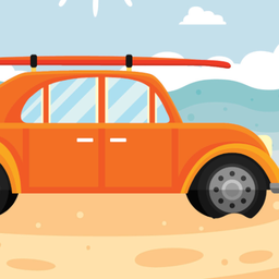 Water Car Surfing 3D
