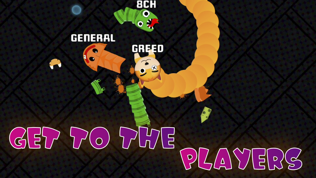 Wormax.io game on Poki is a free multiplayer online game just like Snakes