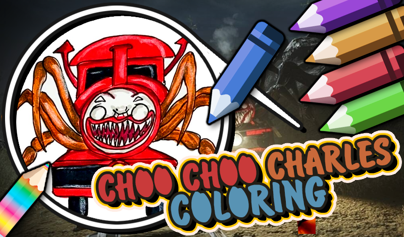 Choo Choo Charles Coloring — play online for free on Yandex Games