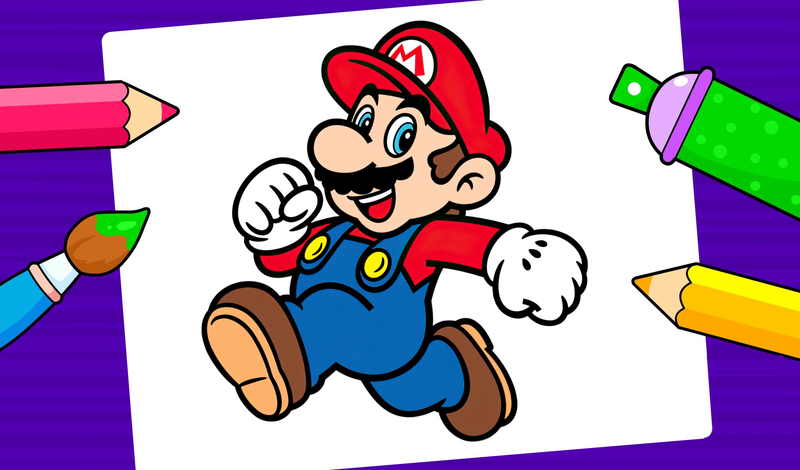 Jogo Coloring Mario no Jogos 360