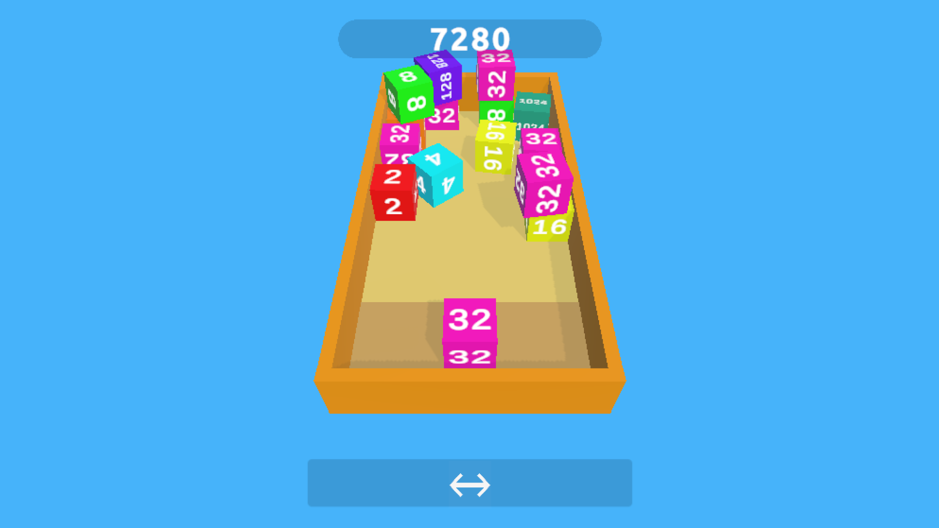 2048 Cubes — play online for free on Yandex Games