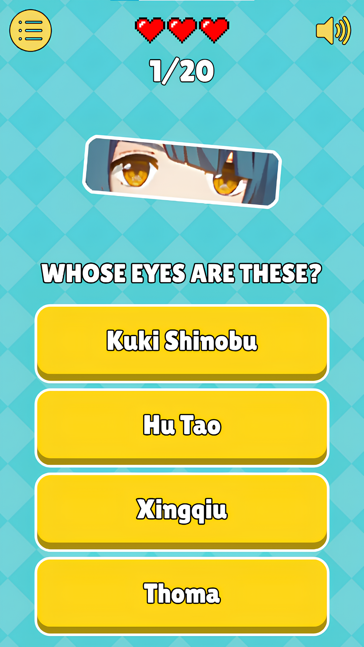 Guess Anime Character Eyes — play online for free on Yandex Games