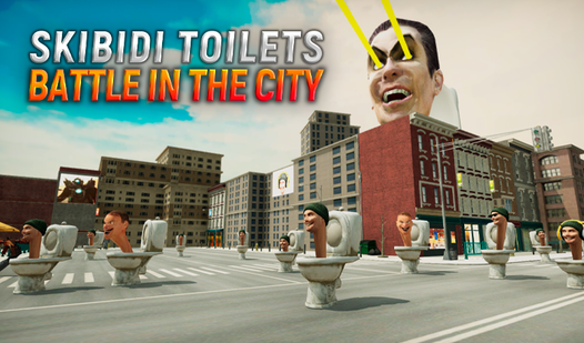 Skibidi Toilets Battle in the City - play online for free on Yandex Games