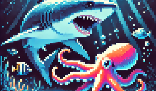 Акула против осьминогов (Forchat Interactiveʼdan) – Яндекс Игры ...