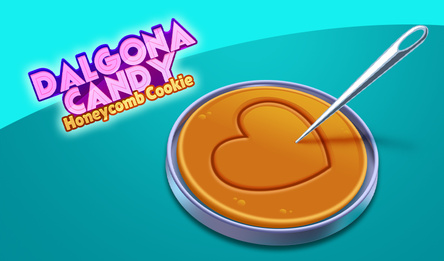 Dalgona Candy Honeycomb Cookie