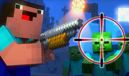 Нубик паляўнічы 3d! Майнкрафт Паляванне