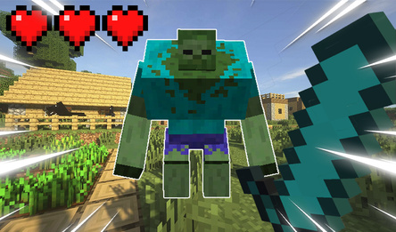 Нубик против монстров: МАЙН 3D