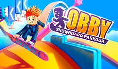 Obby Snowboard Parkour