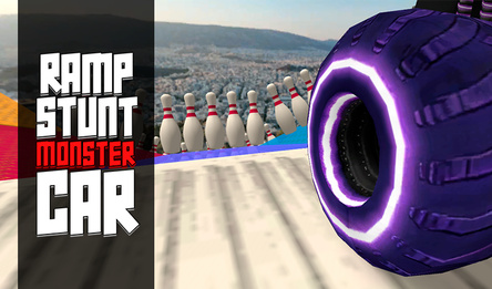 Ramp Stunt Monster Car