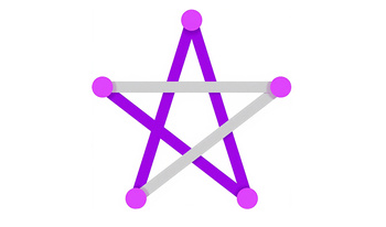 Точки линии. Соедини не отрывая руки.