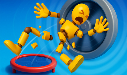 Playground Man! Ragdoll Show!