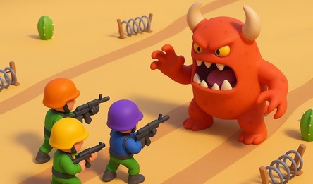 Собери Отряд: Красные против Синих