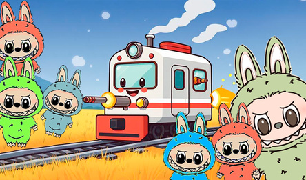 Поезд против Лабубу