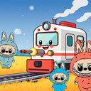 Поезд против Лабубу