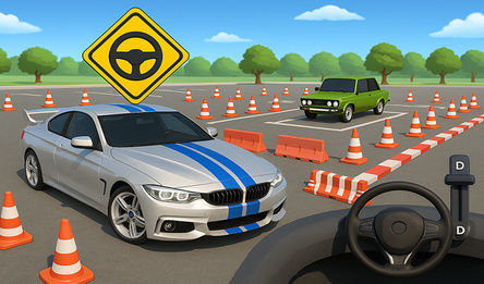 Мастер Парковки: Экзамен в ГАИ