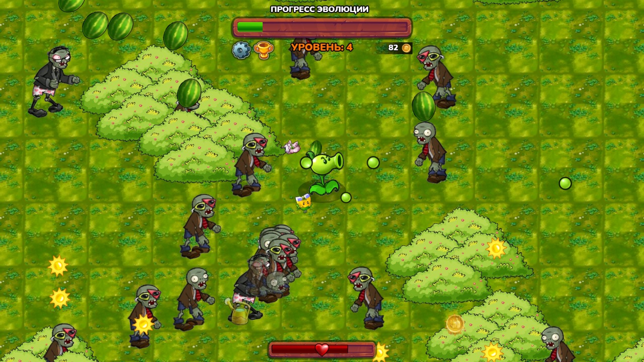 Растение против Зомби: Роуглайк