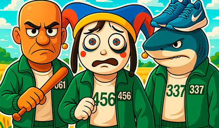 Цифровой Цирк Игра в Кальмара