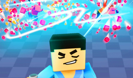 3D Block Gladiator: Sword Draw