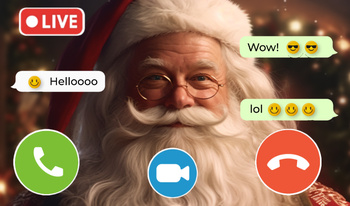 Call Santa Claus: Father Frost Video Call and Chat