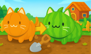 Brainrot Garden. Merge Cats