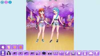 Frozen Dress Up Anna and Elsa