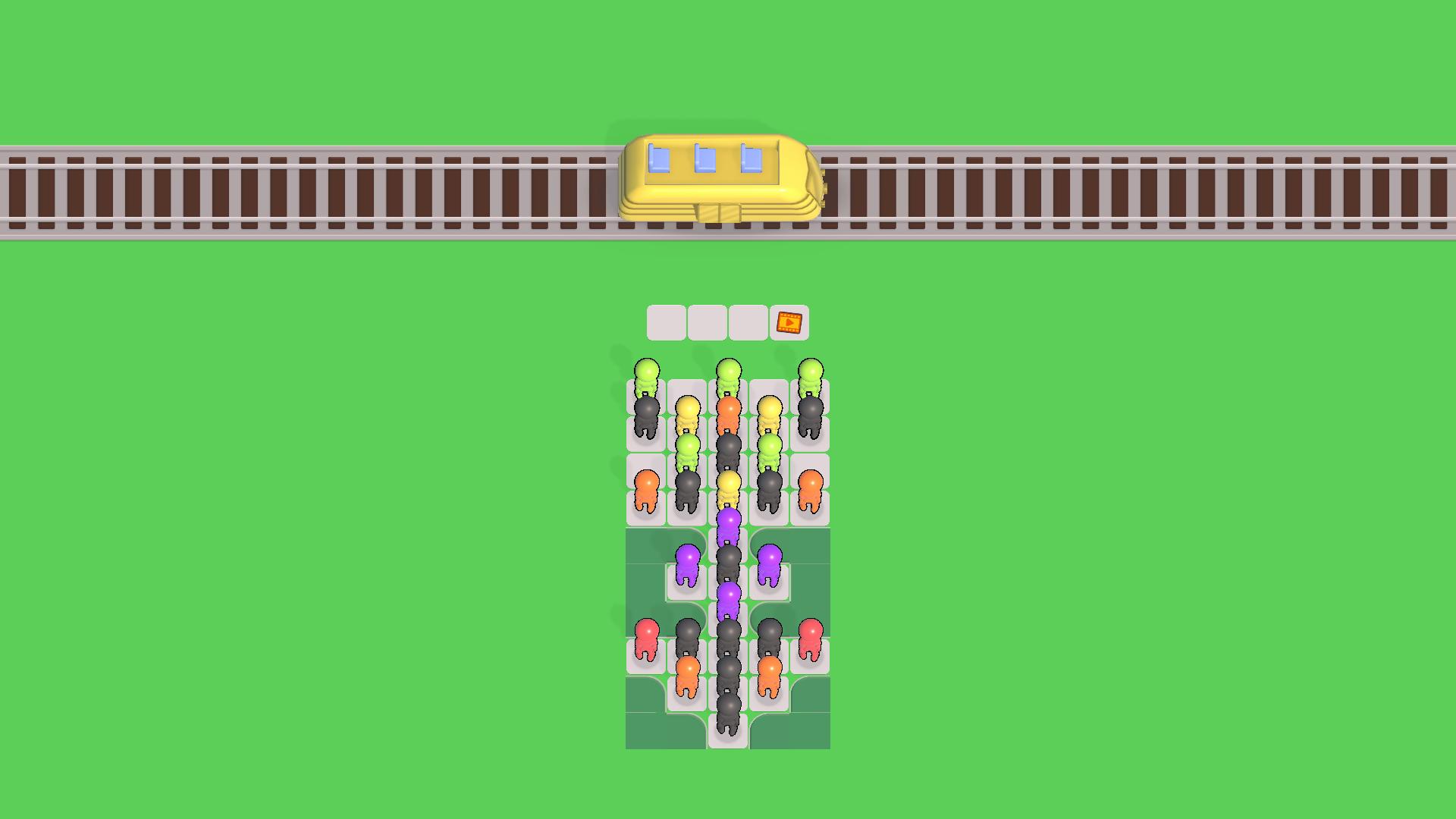 Автобусный Джем: Цветная Сортировка