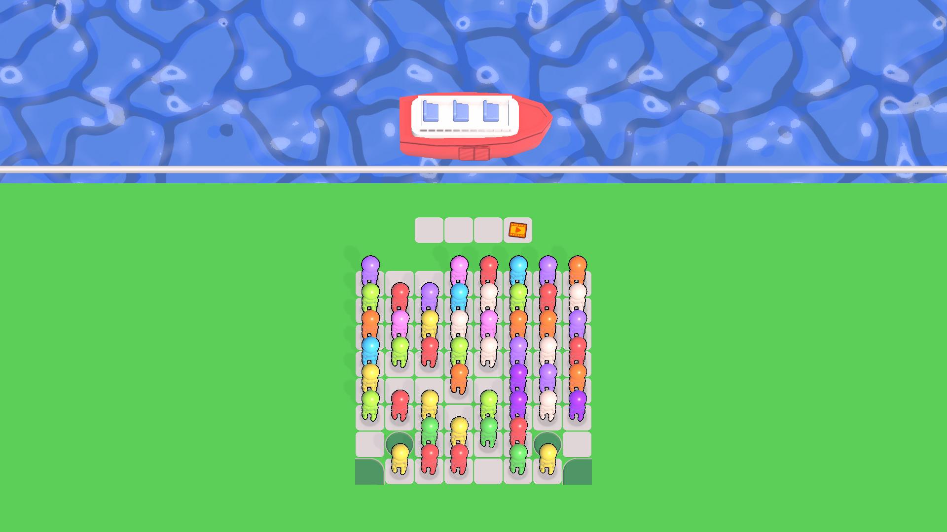 Автобусный Джем: Цветная Сортировка