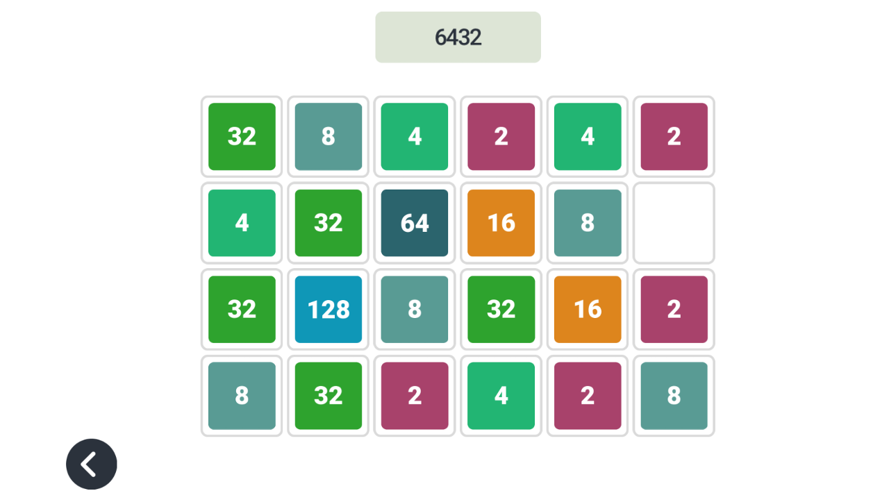 Classic 2048 online game