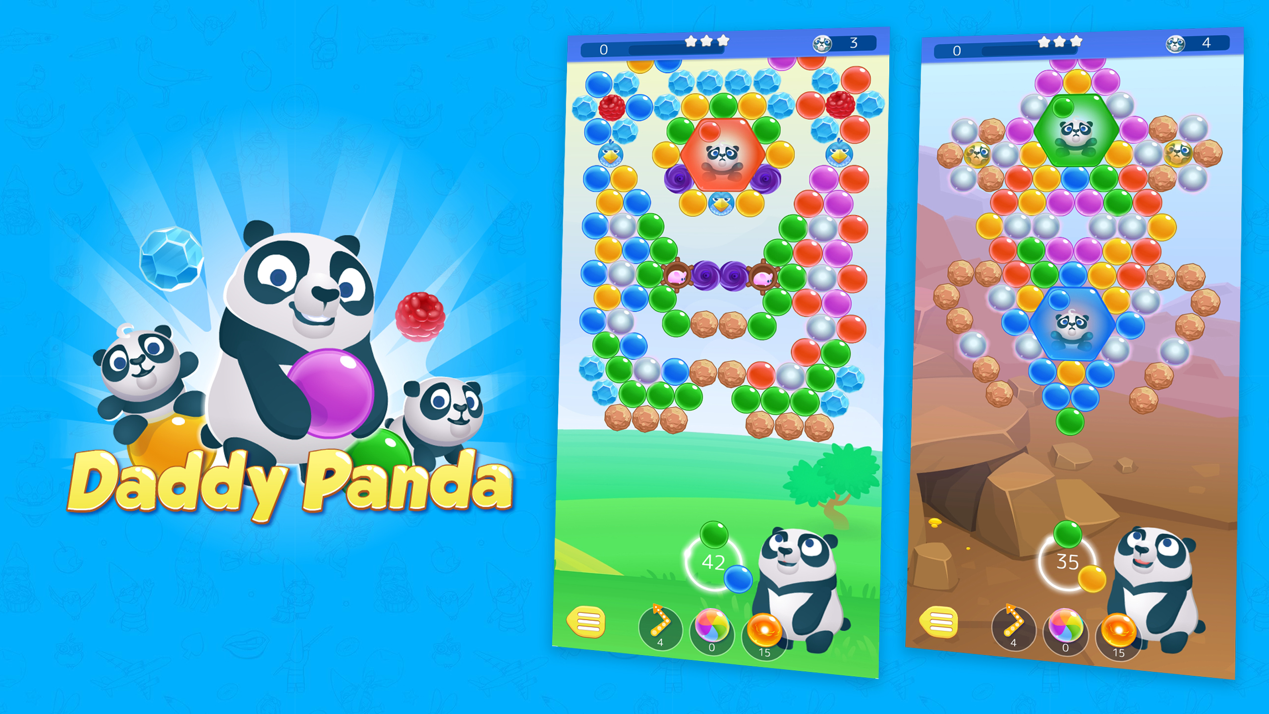 Papa Panda: Bubble Shooter — play online for free on Yandex Games