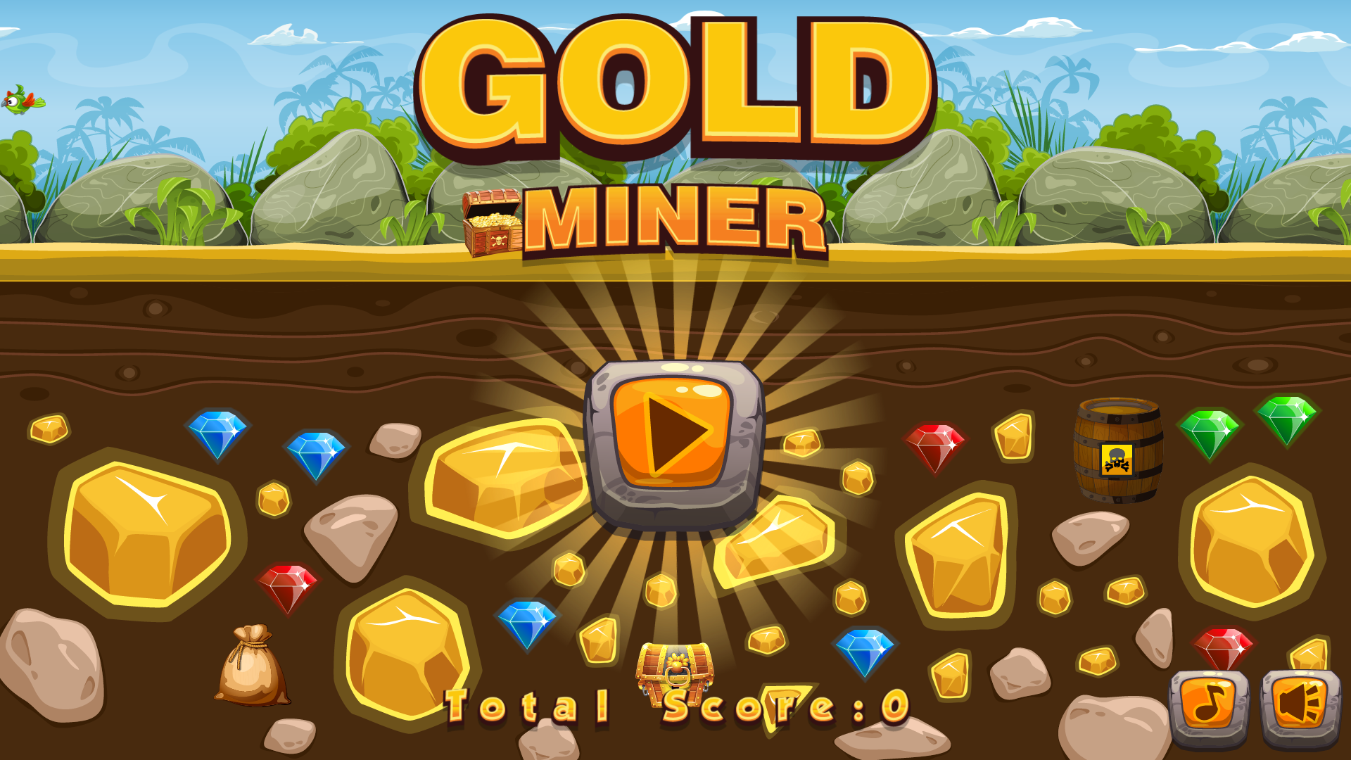 Play Classic Gold Miner Game Online Free