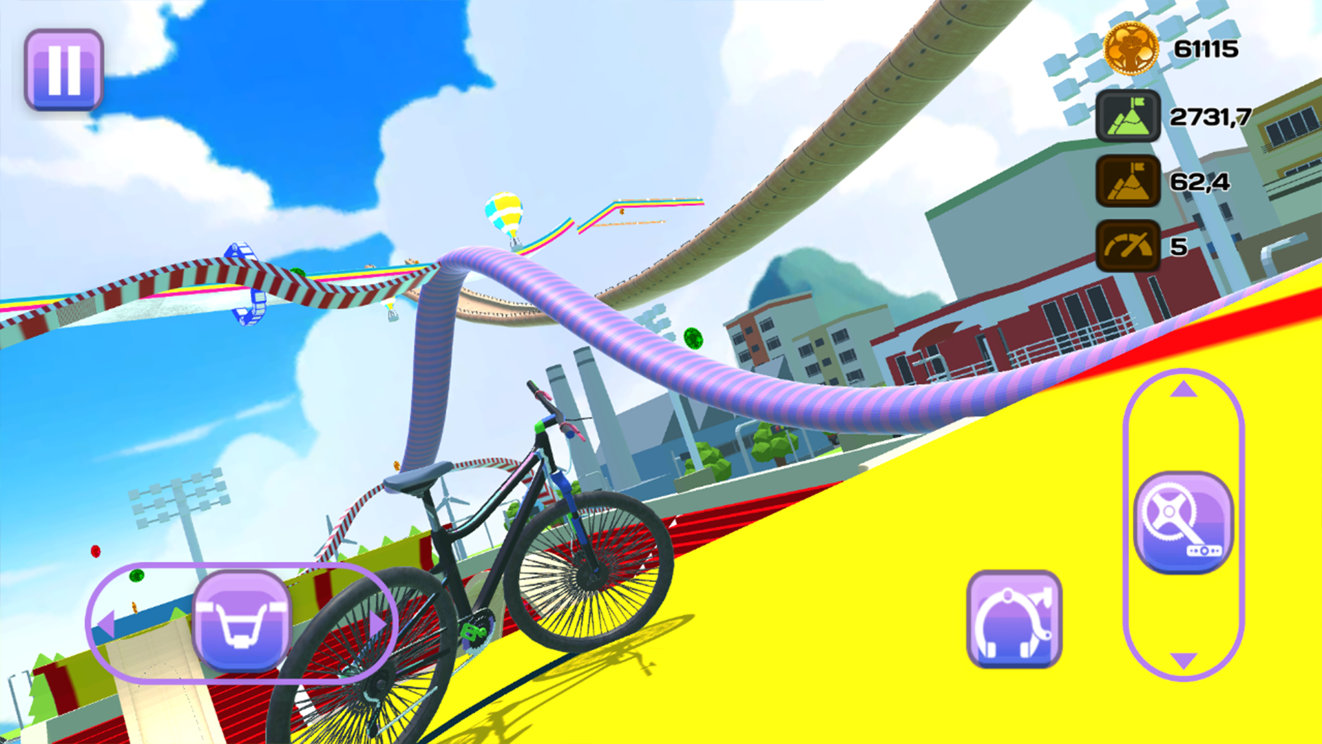 Obby Parkour On a Bicycle! — play online for free on Yandex Games