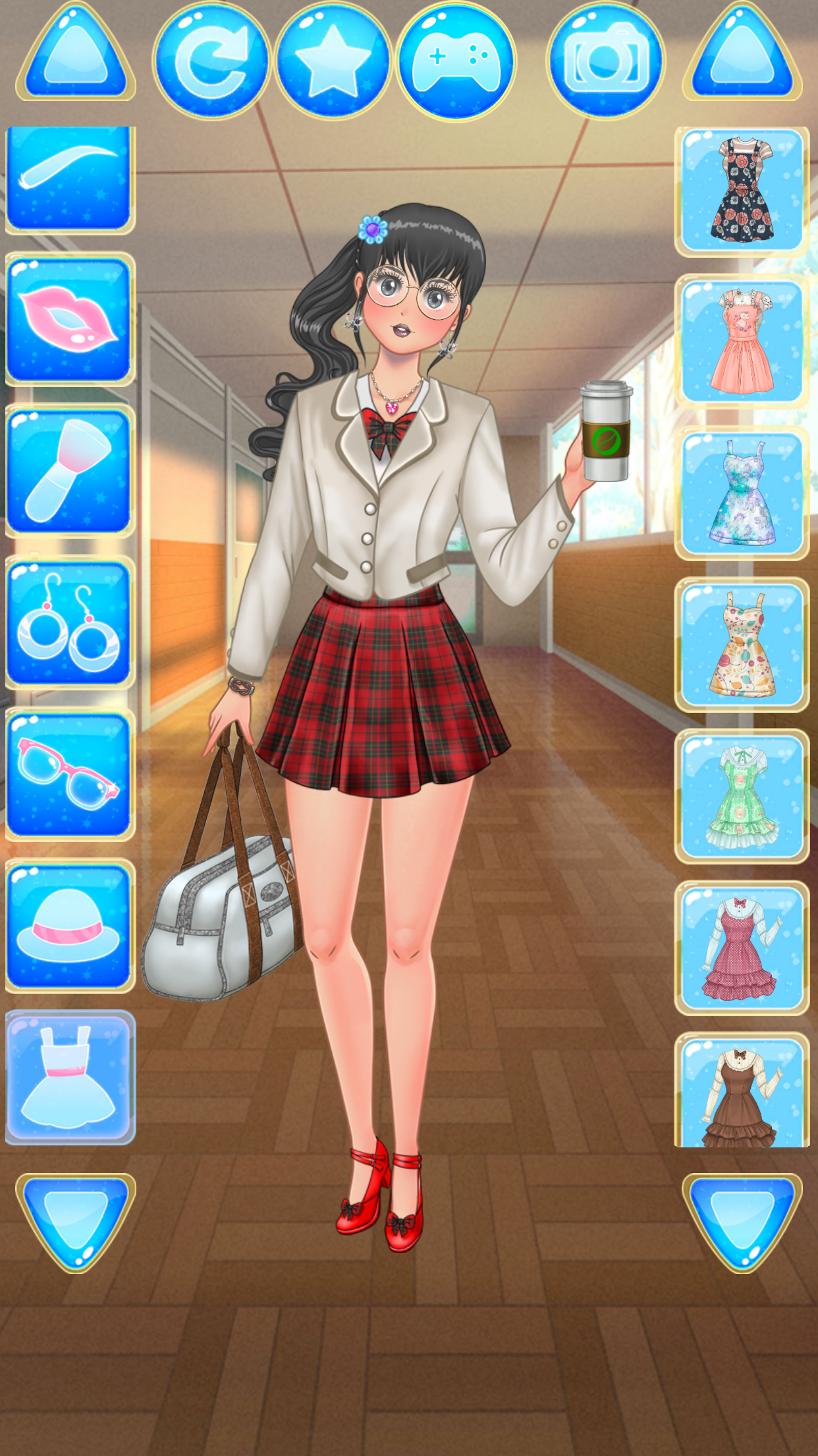 School Anime Dress Up — play online for free on Yandex Games