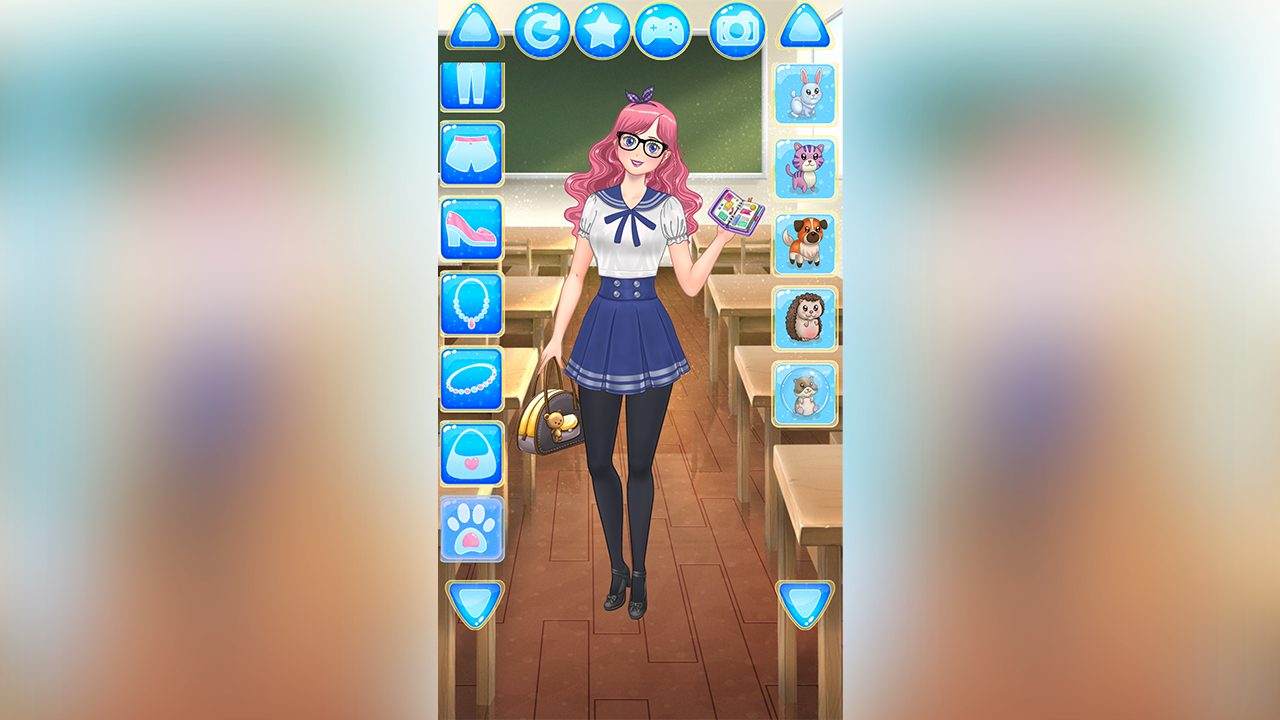 School Anime Dress Up — play online for free on Yandex Games